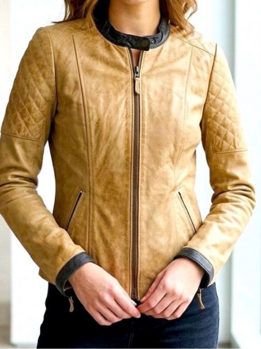 Danier Leather Jacket | 3XS